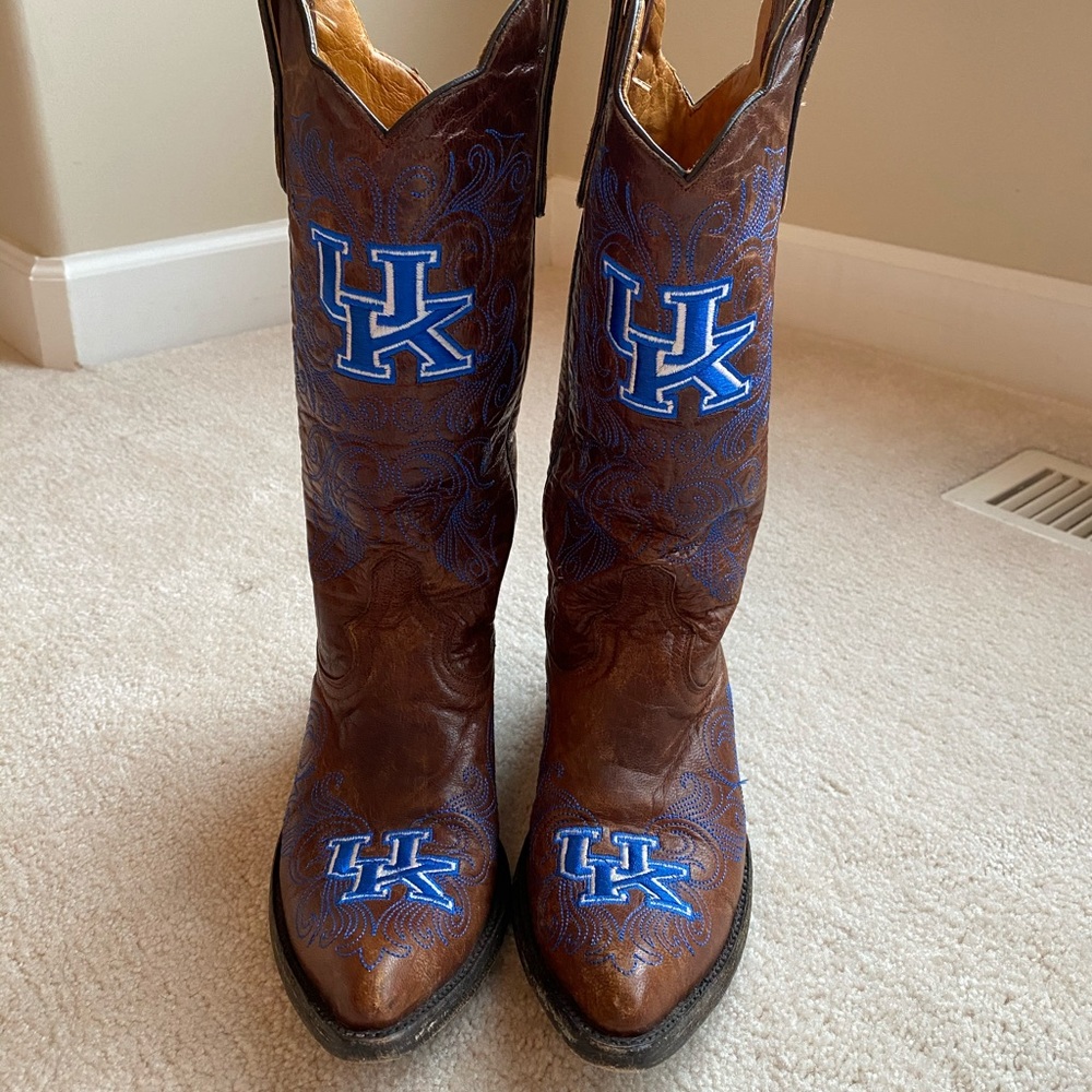 RARE UK Kentucky Wildcats game day boots